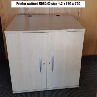 CA2 - Printer cabinet R950.00 size 1.2 x 750 x 720